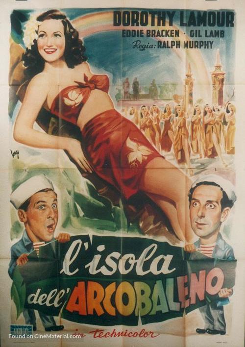 Rainbow Island - Italian Movie Poster