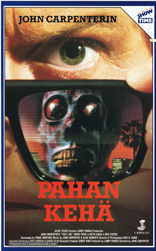 They Live - Finnish VHS movie cover