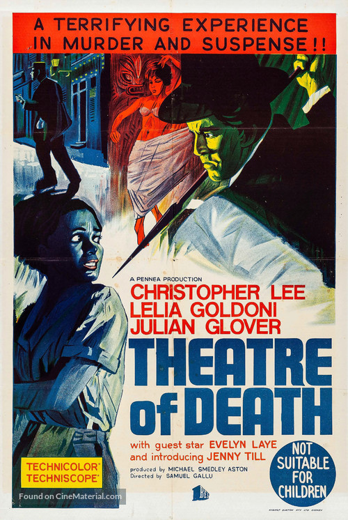 Theatre of Death - Australian Movie Poster