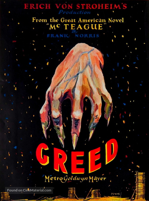 Greed - Movie Poster