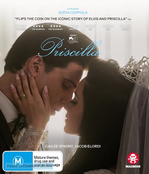 Priscilla - Australian Blu-Ray movie cover