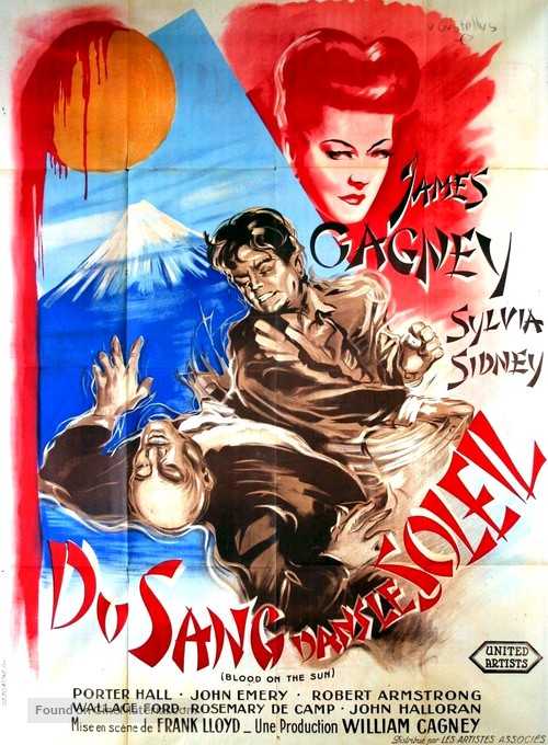 Blood on the Sun - French Movie Poster