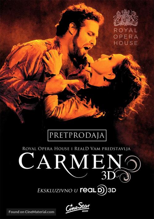 Carmen 3D - Croatian Movie Poster