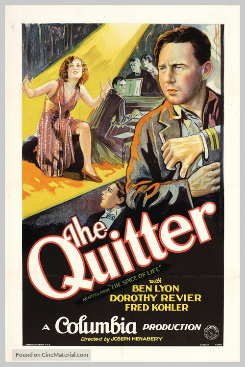 The Quitter - Movie Poster