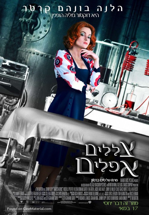 Dark Shadows - Israeli Movie Poster