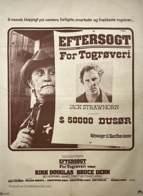 Posse - Danish Movie Poster