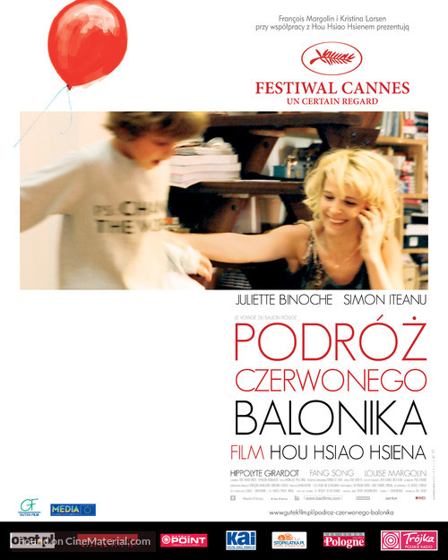 Le voyage du ballon rouge - Polish Movie Poster