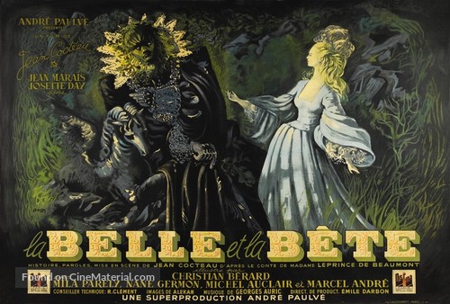 La belle et la b&ecirc;te - French Theatrical movie poster