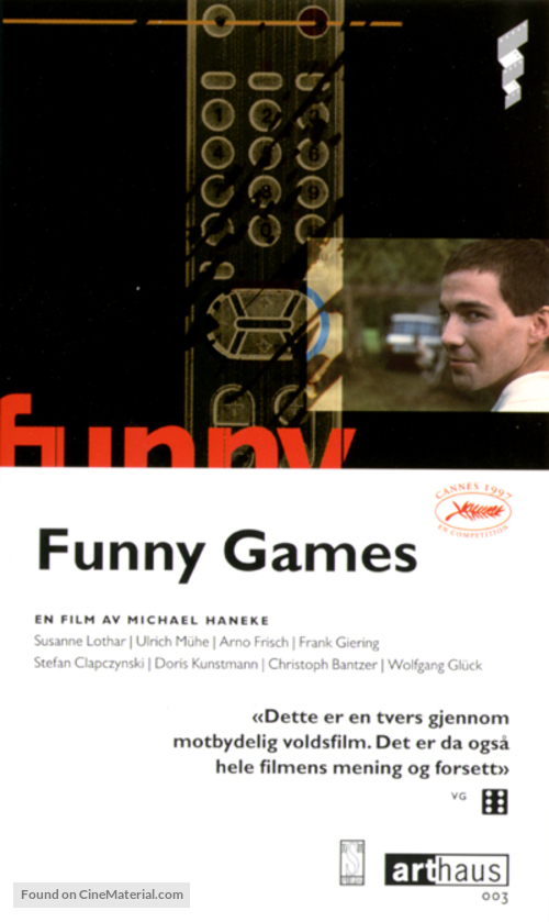 Funny Games - Danish VHS movie cover