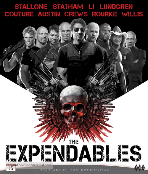 The Expendables - Norwegian Blu-Ray movie cover