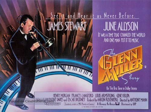 The Glenn Miller Story - British Movie Poster