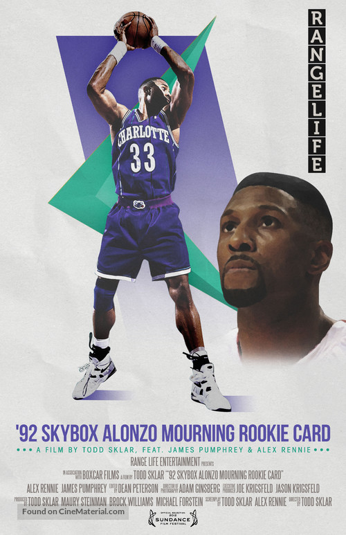 &#039;92 Skybox Alonzo Mourning Rookie Card - Movie Poster