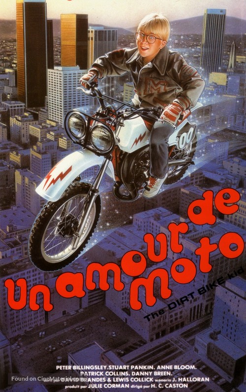The Dirt Bike Kid - French VHS movie cover