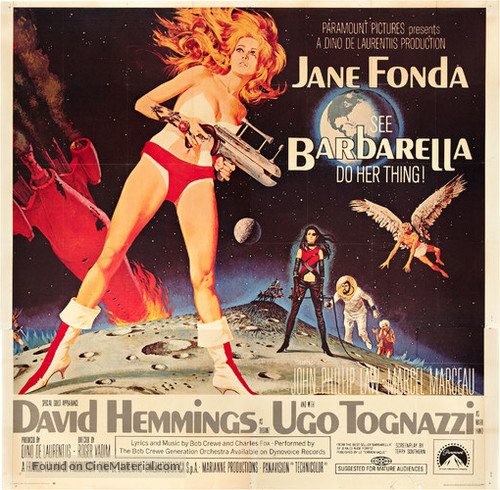 Barbarella - Theatrical movie poster