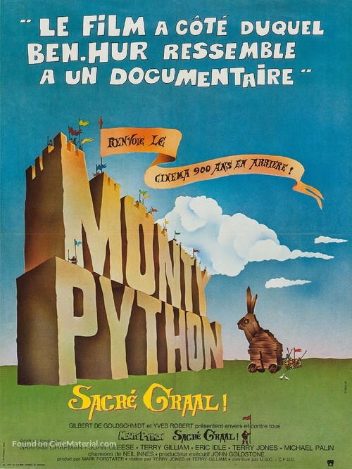 Monty Python and the Holy Grail - French Movie Poster