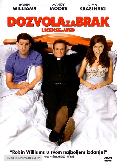 License to Wed - Croatian DVD movie cover