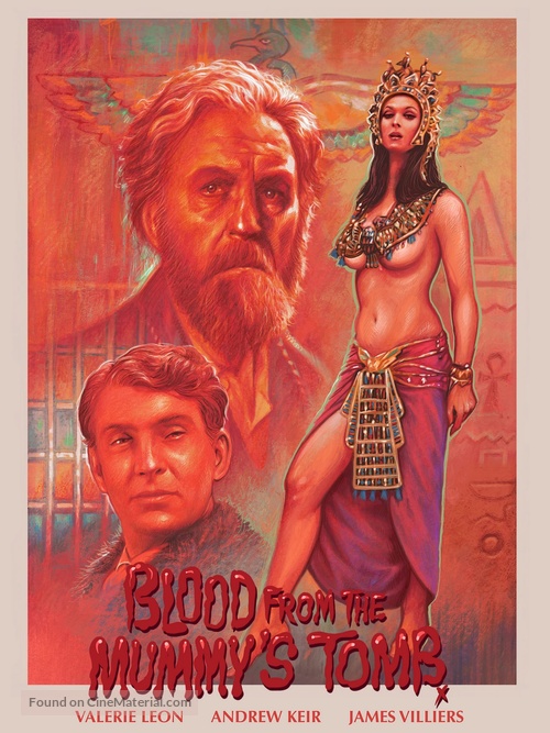 Blood from the Mummy&#039;s Tomb - British poster