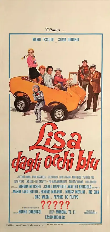 Lisa dagli occhi blu - Italian Movie Poster