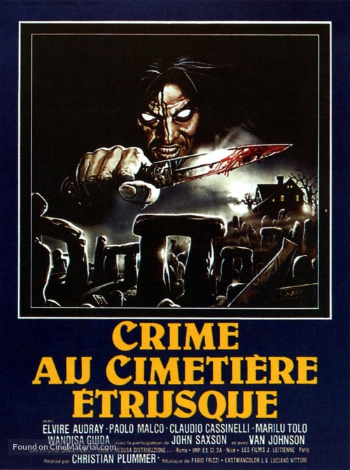 Assassinio al cimitero etrusco - French Movie Poster
