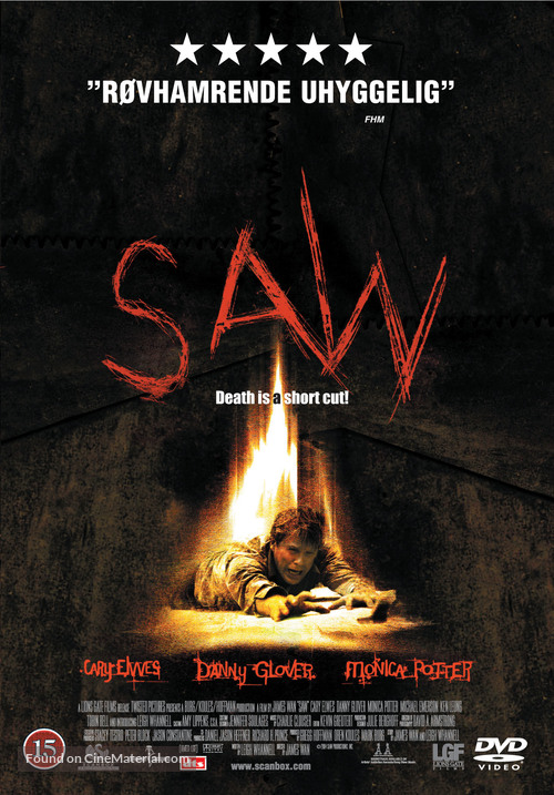 Saw - Danish DVD movie cover