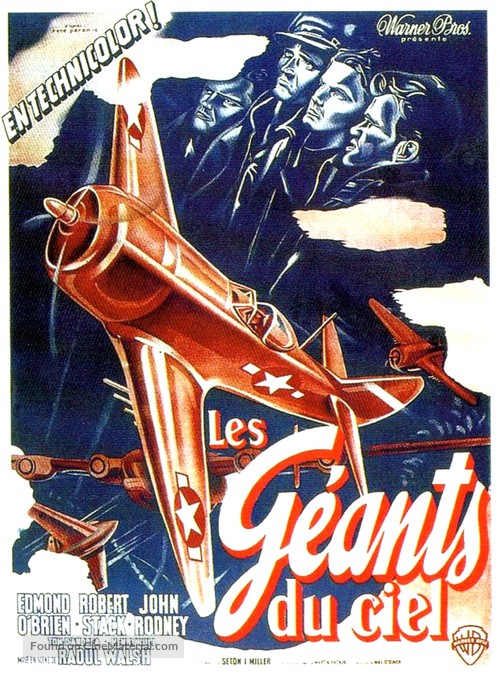 Fighter Squadron - French Movie Poster