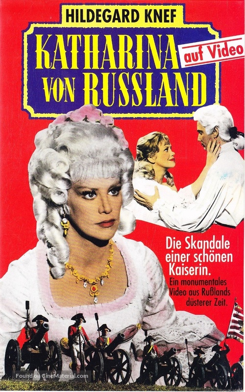 Caterina di Russia - German VHS movie cover