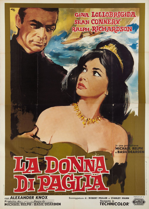 Woman of Straw - Italian Movie Poster