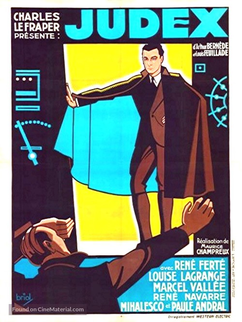 Judex 34 - French Movie Poster