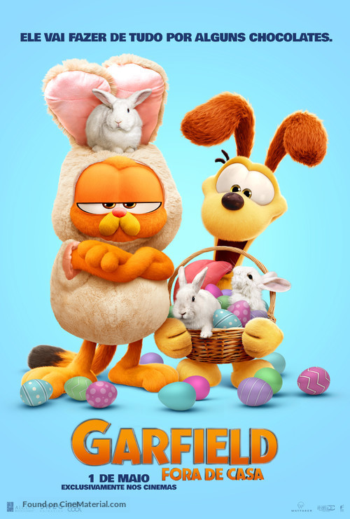 The Garfield Movie - Brazilian Movie Poster