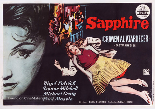 Sapphire - Spanish Movie Poster