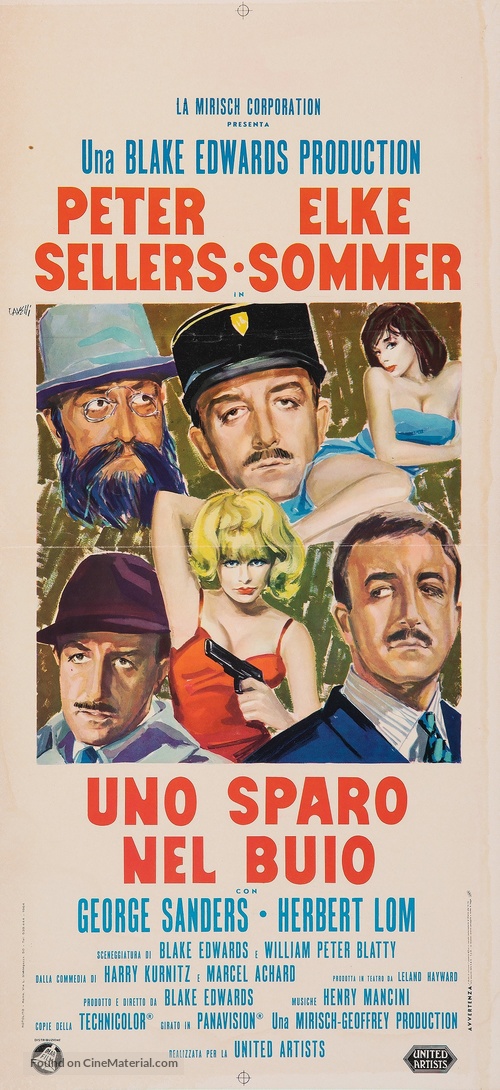 A Shot in the Dark - Italian Movie Poster