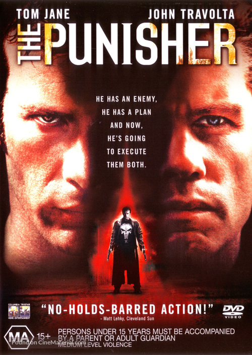 The Punisher - Australian DVD movie cover