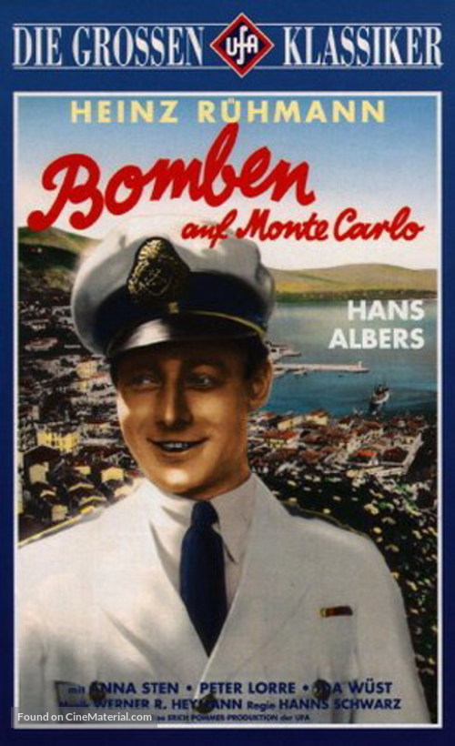 Bomben auf Monte Carlo - German VHS movie cover