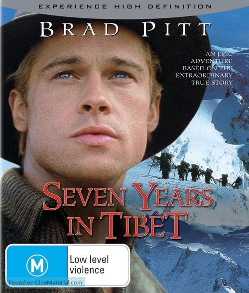 Seven Years In Tibet - Australian Blu-Ray movie cover