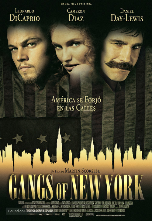 Gangs Of New York - Spanish Movie Poster