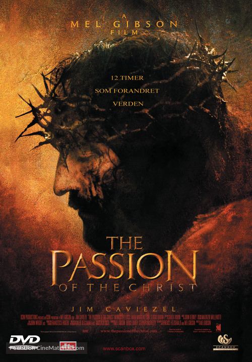 The Passion of the Christ - Norwegian DVD movie cover