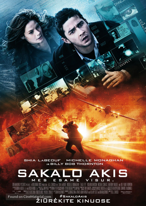 Eagle Eye - Lithuanian Movie Poster