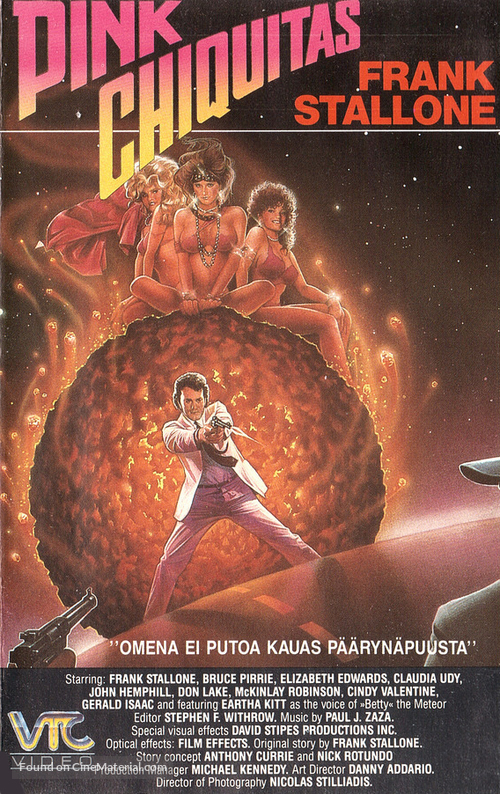 The Pink Chiquitas - Finnish VHS movie cover