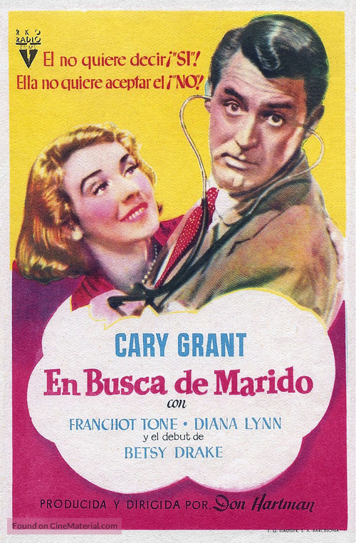 Every Girl Should Be Married - Spanish Movie Poster