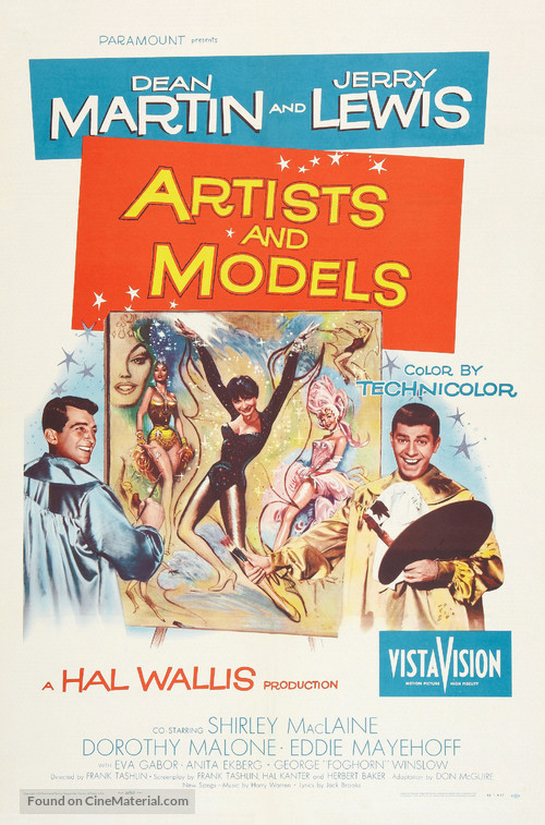 Artists and Models - Theatrical movie poster
