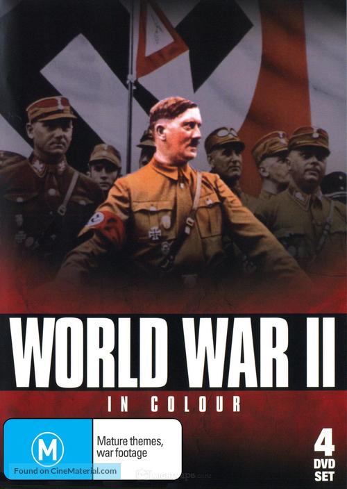 &quot;World War II in Color&quot; - New Zealand DVD movie cover