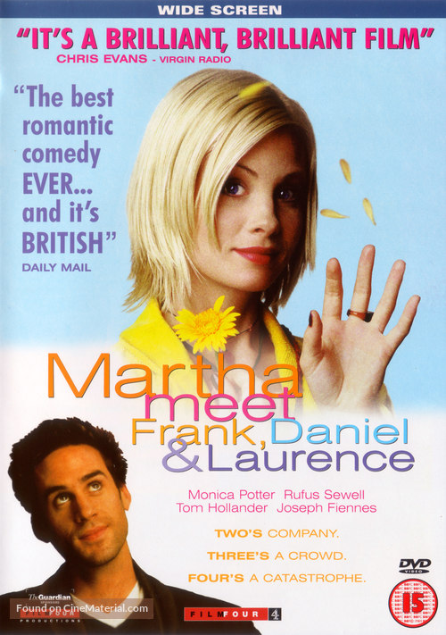 Martha, Meet Frank, Daniel and Laurence - British DVD movie cover