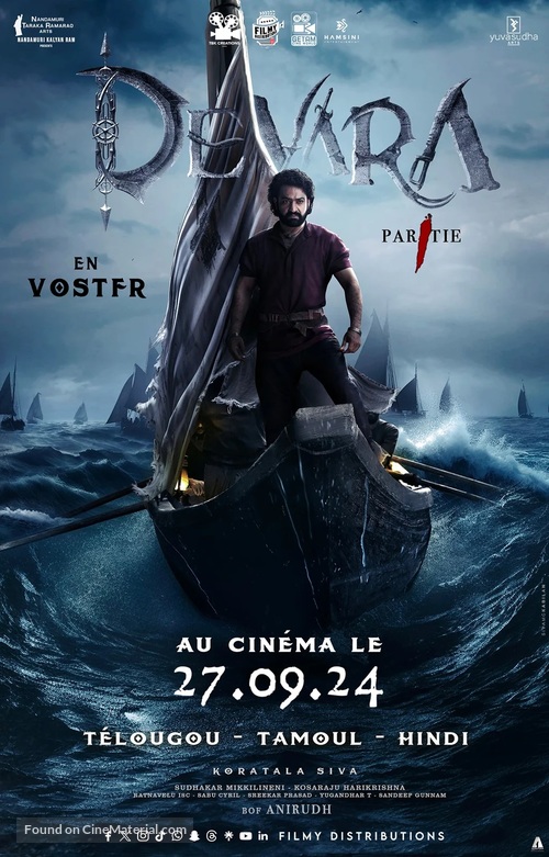 Devara Part 1 - French Movie Poster