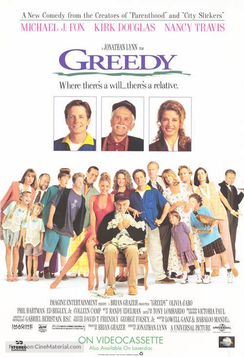Greedy - Video release movie poster