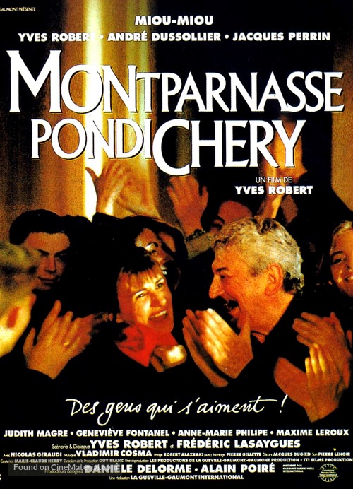 Montparnasse-Pondich&eacute;ry - French Movie Poster
