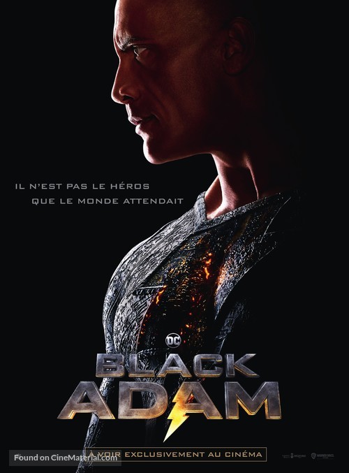 Black Adam - French Movie Poster