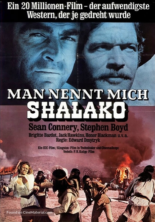 Shalako - German Movie Poster