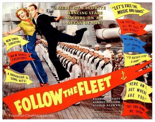 Follow the Fleet - Movie Poster