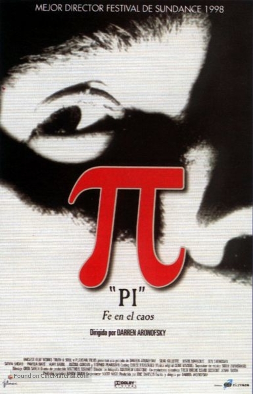 Pi - Spanish Movie Poster