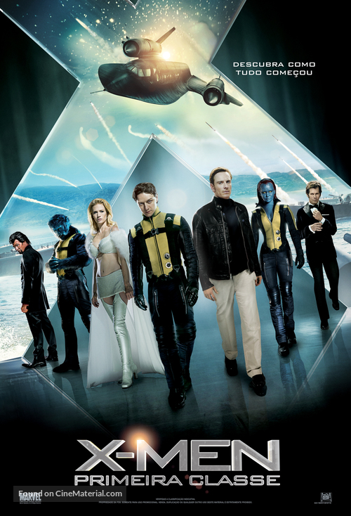 X-Men: First Class - Brazilian Movie Poster
